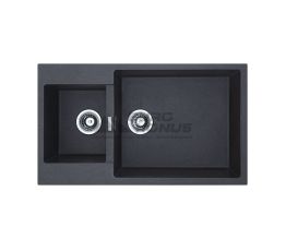 FABIANO Кухонная мойка Quadro 86x50x15 Antracit (8221.301.0453)